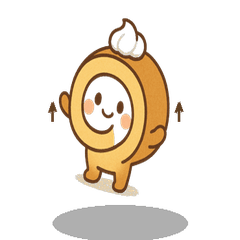 ロールケーキのあいさつ