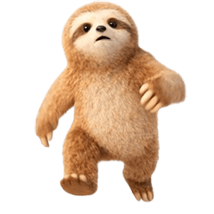 ゆっくり動くナマケモノ