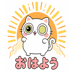 キモにゃん：ゆるキモ白猫の日常