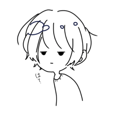 無機質なスタンプ