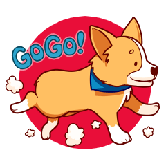 コーギースタンプ