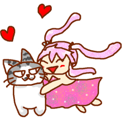 ちびきゃなとアッシュ