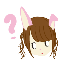 ウサギ系女子。