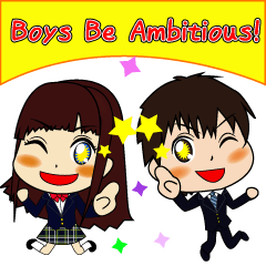 日常＆学校生活で使える制服スタンプ