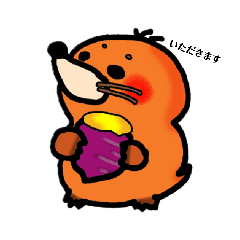 もぐら敬語スタンプ