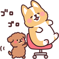 まるまるコーギー19 がんばらない