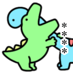 愛情深い♡シュールなミニ恐竜☆カスタム