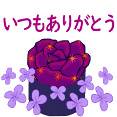動く♪花とキャンドル