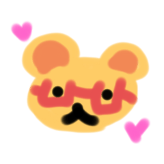 ふわふわどうぶつたちのスタンプです。