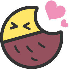 つきぃもくん LINEスタンプのすがた