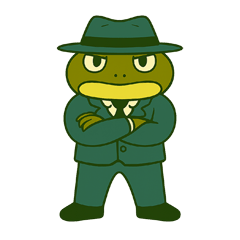 誰かに憧れているカエル13