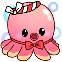 タコのゆるキャラスタンプ