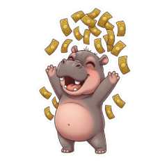 太っちょカバはお金が使いきれない