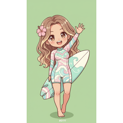 アロハガールニコニコ