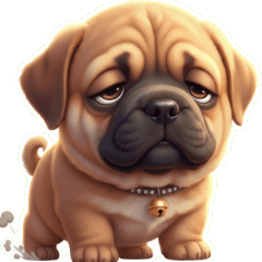 ぼんやりデカ頭犬の「いいね！」