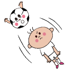 サッカー好きのスタンプです