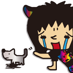 レインボー人々