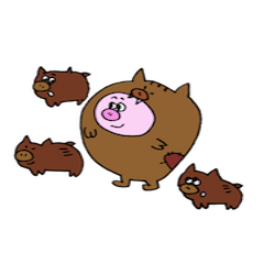 神戸岡本 ハッピーバトン ピバトンスタンプ