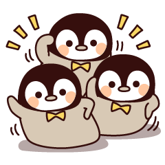 にぎやか日常ペンギン