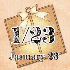 1月23日記念日BIGスタンプ