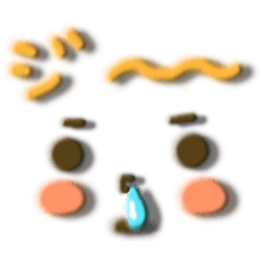 動くモコモコ絵文字スタンプ♪