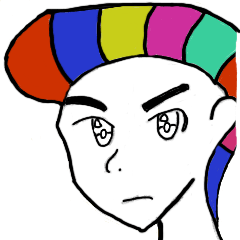 個性的でカラフルな人たち