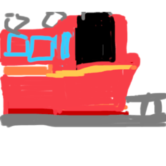 色々な色の電車