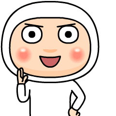 白タイツのコミカル★アバタースタンプ