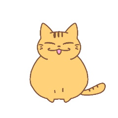 ネコのとらちゃんスタンプ