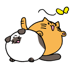 ねこぼーるのスタンプ その3