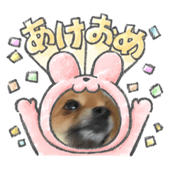 犬と猫スタンプだよ