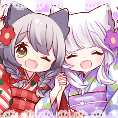 狼ちゃん✿毎日使える夏スタンプ