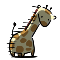 シンプル きりん 日常会話