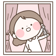 毎日使える♡まるいすたんぷ おんなのこ！