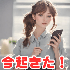 Girl's sticker by Sumire(J)