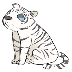 elegant whitetiger