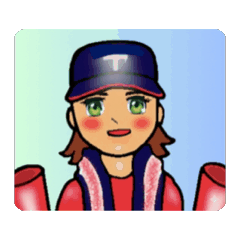 野球部の母の動くスタンプ2