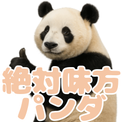 絶対味方パンダ ０9 ピーチベージュ