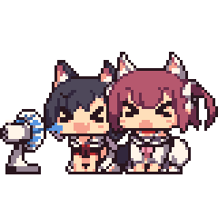 アズールレーン 動きますぞドットスタンプ