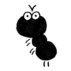 はたらきアリの日常で使えるスタンプ