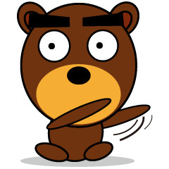 黒眉毛の熊さん４