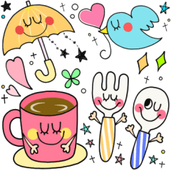 大人かわいい♥ビビッドスタンプ４