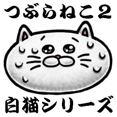 つぶらねこ 白猫シリーズ