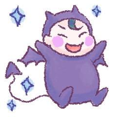 ふわふわ　あくまちゃん