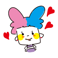 うさみみこ（文字あり）