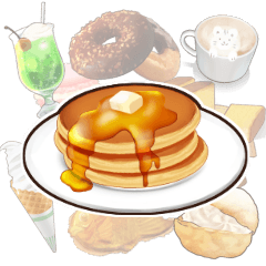 【甘味処】敬語のお菓子スタンプ