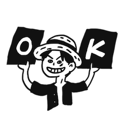 Cherng×ONE PIECEスタンプ