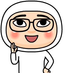 白タイツ65号★アバタースタンプ+メガネ