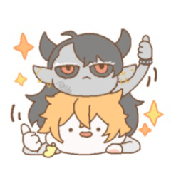 とある天使と悪魔のスタンプ