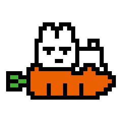 にんじん抱きしめウサギ